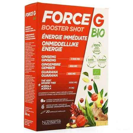 Force G Booster Shot Bio Ampullen 20  -  Nutrisante