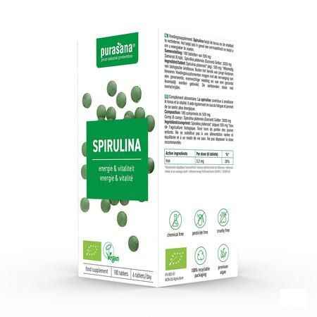 Purasana Spirulina Bio Tabletten 180