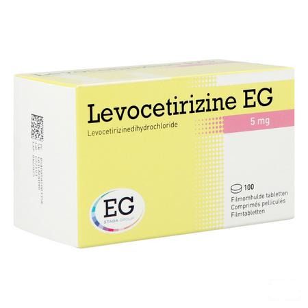 Levocetirizine EG 5 mg Filmomhulde Tabletten 100  -  EG