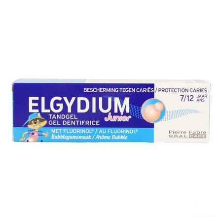 Elgydium Junior Bubble Tandp 7-12j zonder parab. 50 ml