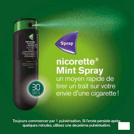 Nicorette Mint Spray Buccal 1x150 Sprays 1 mg/spr.
