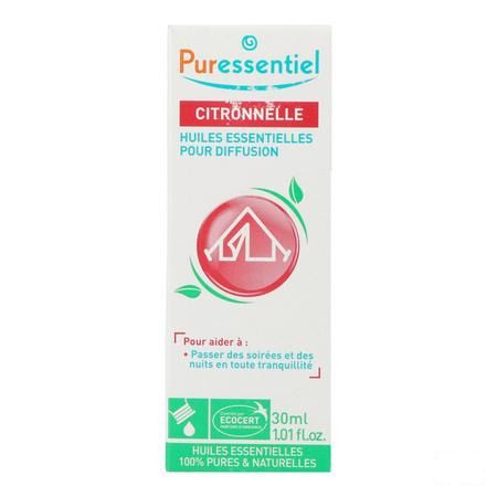 Puressentiel Diffusion Citronelle Complexe Flacon 30 ml  -  Puressentiel