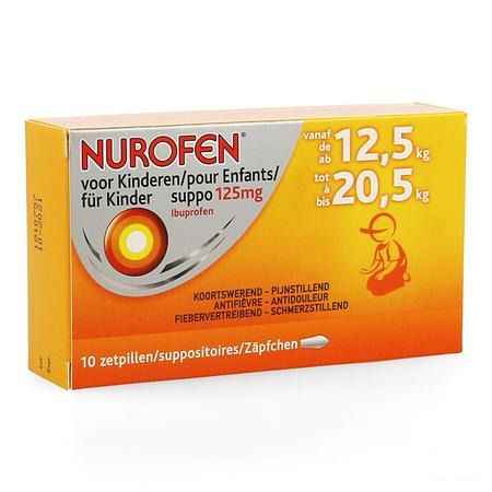 Nurofen Kind 125 mg Suppo 10 X 125 mg