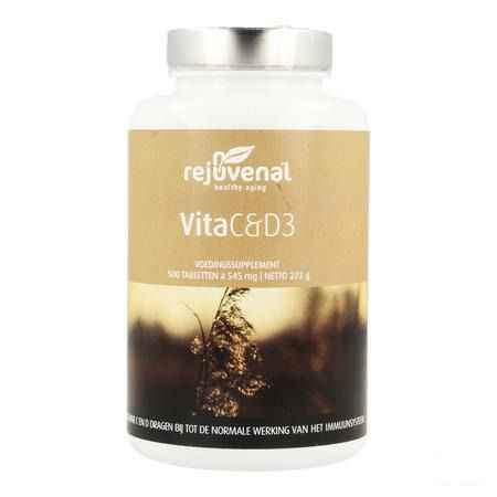 Vita C & D3 Rejuvenal Tabletten 500x454 mg  -  Euro Promo Consult