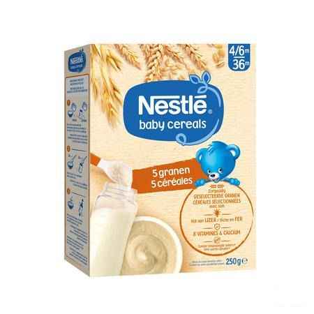 Nestle Baby Cereals 5 Cereales 250 gr  -  Nestle