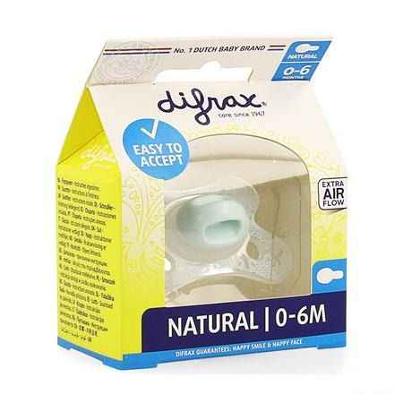 Difrax Sucette Natural 0-6 M  -  Difrax