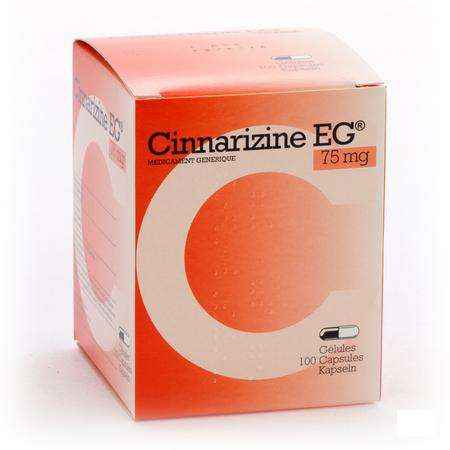Cinnarizine EG Capsule 100 X 75 mg  -  EG