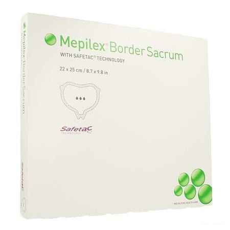Mepilex Border Sacrum Ster 22,0x25,0 5 282450  -  Molnlycke Healthcare