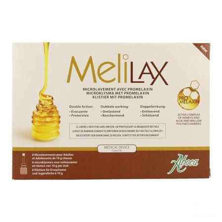 Melilax Microklysma 6x10 gr  -  Aboca