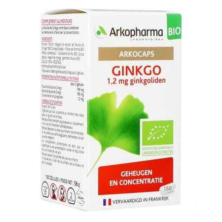 Arkocaps Ginkgo Bio Capsule 150  -  Arkopharma