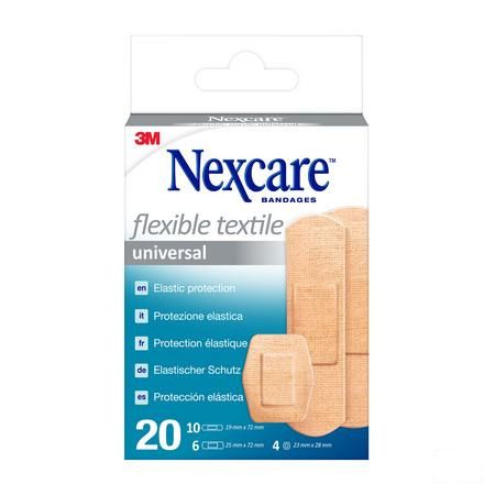 Nexcare 3M Flexible Textile Universal Strips 20  -  3M