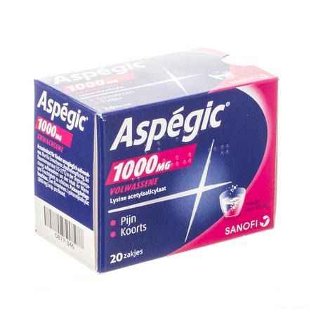 Aspegic 1000 Pulv 20x1000 mg Ad