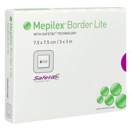 Mepilex Border Lite Verband Ster 7,5x 7,5 5 281200  -  Molnlycke Healthcare
