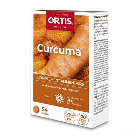 Ortis Curcuma Blister Tabletten 3x18  -  Ortis