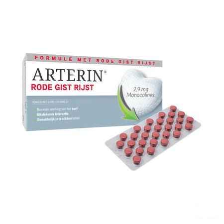 Arterin Rode Gist Rijst Comp 180  -  Perrigo