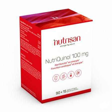 Nutriquinol 100 mg Softgels 90 + 15   -  Nutrisan