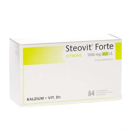 Steovit Forte 1000 mg/800IEKauwtabletten 84