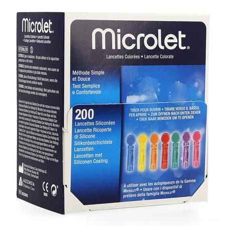 Microlet Lancetten Ster Gekleurd 200