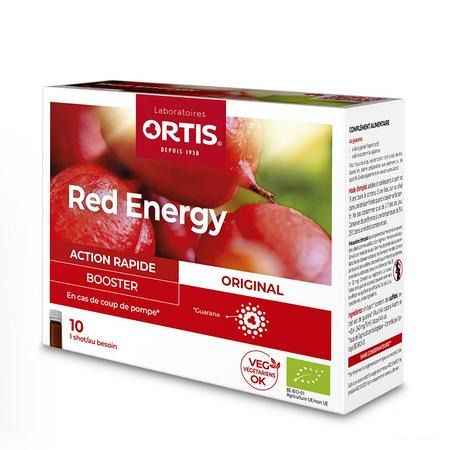 Ortis Red Energy Bio Alc 10x15 ml  -  Ortis