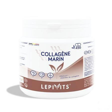 Lepivits Marine Collagen Pack Pot Caps 450  -  Lepivits