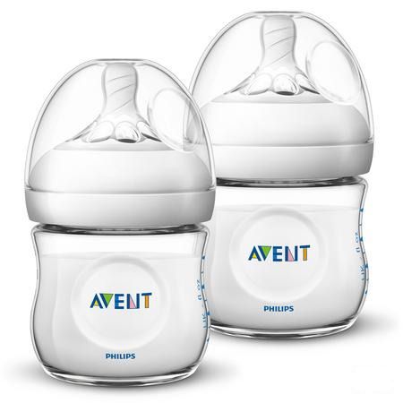 Philips Avent Natural 2.0 Zuigfles 120 ml Duo Scf030/27  -  Bomedys
