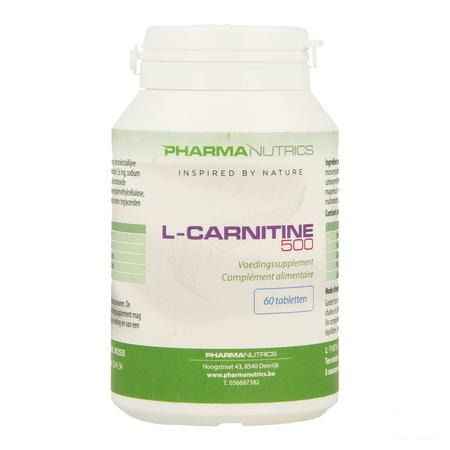 L Carnitine 500 Tabletten 60 Pharmanutrics  -  Pharmanutrics