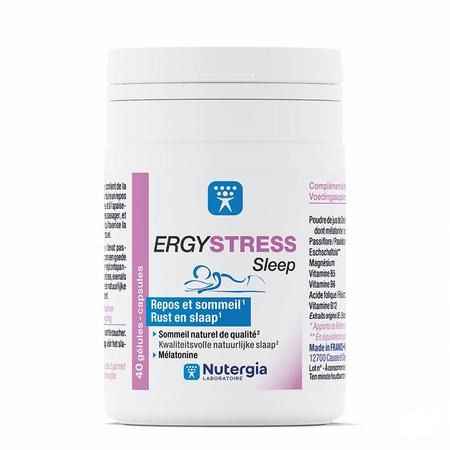 Ergystress Sleep Caps 40  -  Laboratoire Nutergia