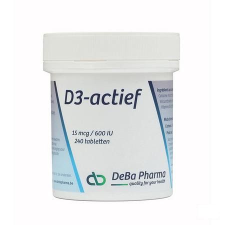 D3-actif Comprimes 240x15mcg  -  Deba Pharma