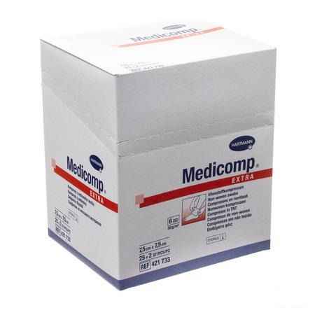 Medicomp Kompres Steriel 6Pl 7,5X7,5Cm 25X2 4110761  -  Hartmann