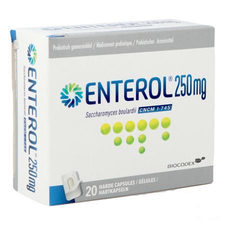 Enterol 250 mg Capsule Harde Dur S/blister 20x250 mg