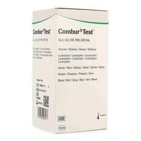 Combur 5 Test Strips 100 11893467255  -  Roche Diagnostics