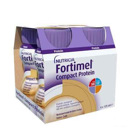 Fortimel Compact Protein Mokka 4x125 ml  -  Nutricia