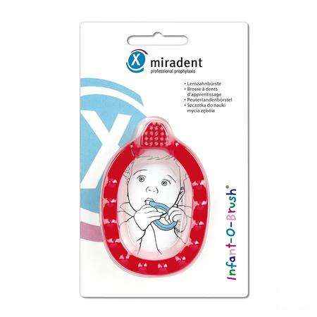 Miradent Infant O Brush Brosse A Dents Rouge  -  Eureka Pharma