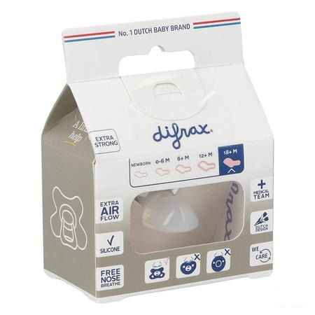 Difrax Sucette Sil Dental Xtra Forte + 18m 342  -  Difrax