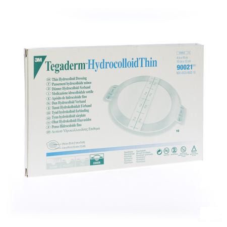 Tegaderm Hydrocol.oval Steril Thin10x12cm 10 90021  -  3M