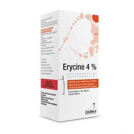 Erycine 4 % Solution Application Cutanee 100 ml