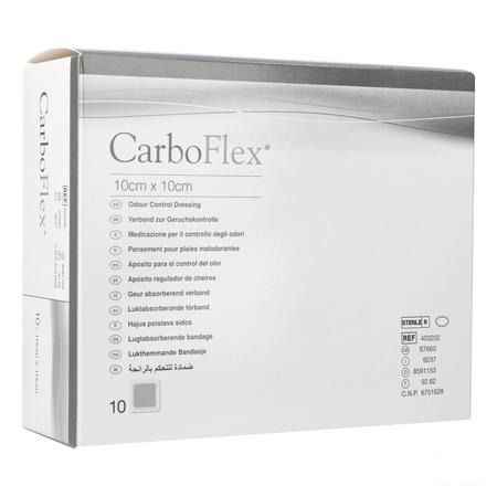 Carboflex Verband Abs.n/adh 10x10cm 10  -  Convatec