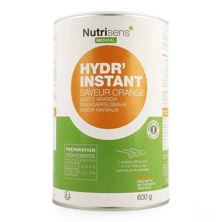 Hydr'instant Orange 600 gr  -  Nutrisens Medical