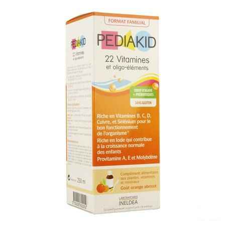 Pediakid 22 Vitamines Oligo Element. Solution Buvable 250 ml
