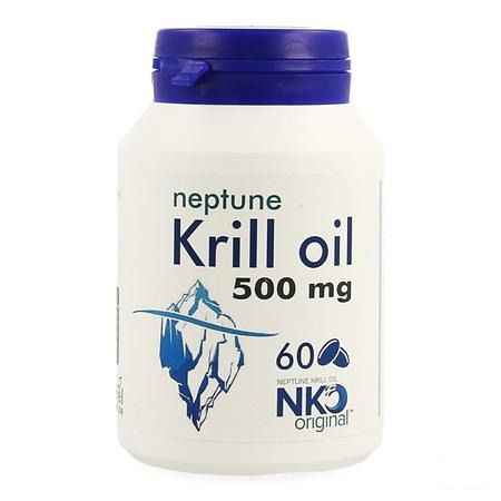 Soria Neptune Krill Oil 500 mg 60 Parels  -  Soria Bel