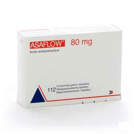 Asaflow 80 mg Comprimes Gastro Resist Bli 112x 80 mg