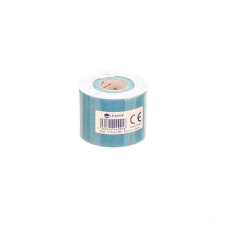 Kinesio-tex Tape Adhesive Blauw 5cmx4m  -  Naqi