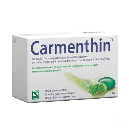 Carmenthin 90 mg/50 mg Gastroresist. Caps Molles 84