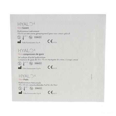 Hyalo 4 Skin Gazen 10X10Cm 10  -  Kela Pharma