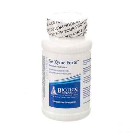Biotics Se-Zyme Forte 100 tabletten  -  Energetica Natura