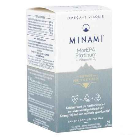 Minami Morepa Platinum + Vit D3 Caps 60  -  Nestle