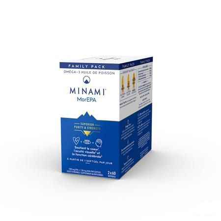 Minami Morepa Smart Fats Family Pack Capsule 2x60  -  Nestle