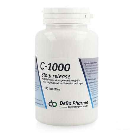 C-1000 Slow Release Plus Bioflavon. Tabletten 100  -  Deba Pharma