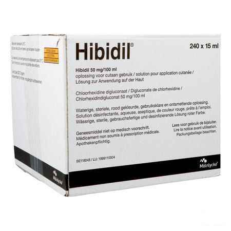 Hibidil Oplossing 240x15 ml Ud Bottelpack  -  Molnlycke Healthcare