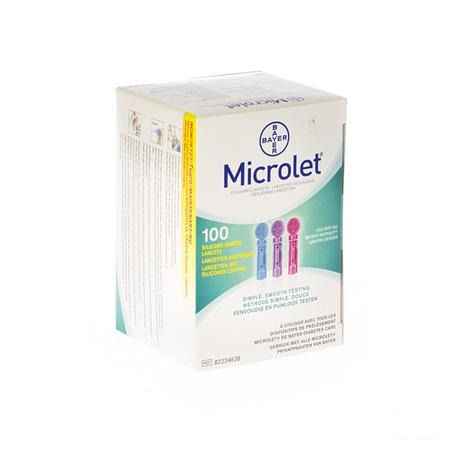 Ascencia Microlet Lancetten Ster Gekleurd 100